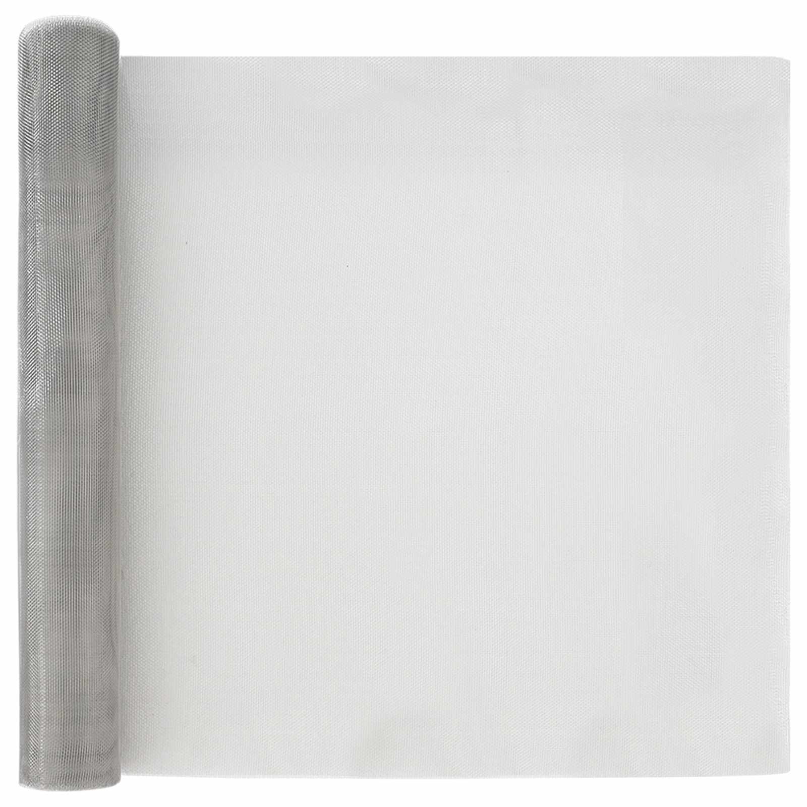 Πλέγμα Οθόνης 60 x 1000 cm 18 Mesh Ανοξείδωτο Ατσάλι 201 Ασημί - Pakobazaar