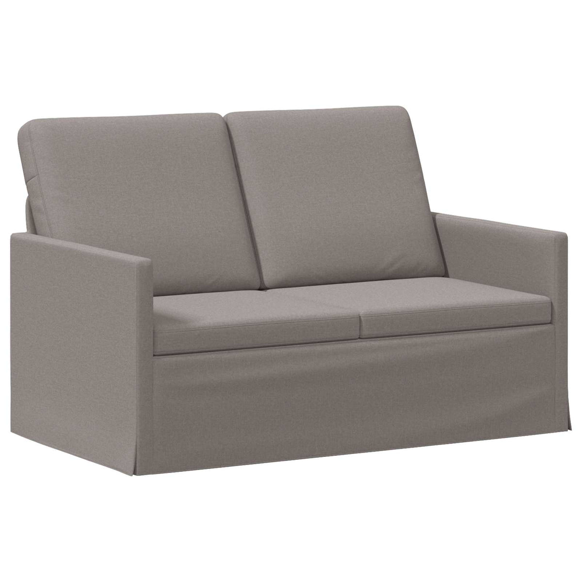 Καναπές 2 ατόμων Taupe 130 x 81 x 82 εκ. Ύφασμα - Pakobazaar