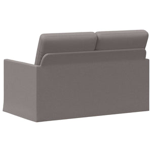 Καναπές 2 ατόμων Taupe 130 x 81 x 82 εκ. Ύφασμα - Pakobazaar
