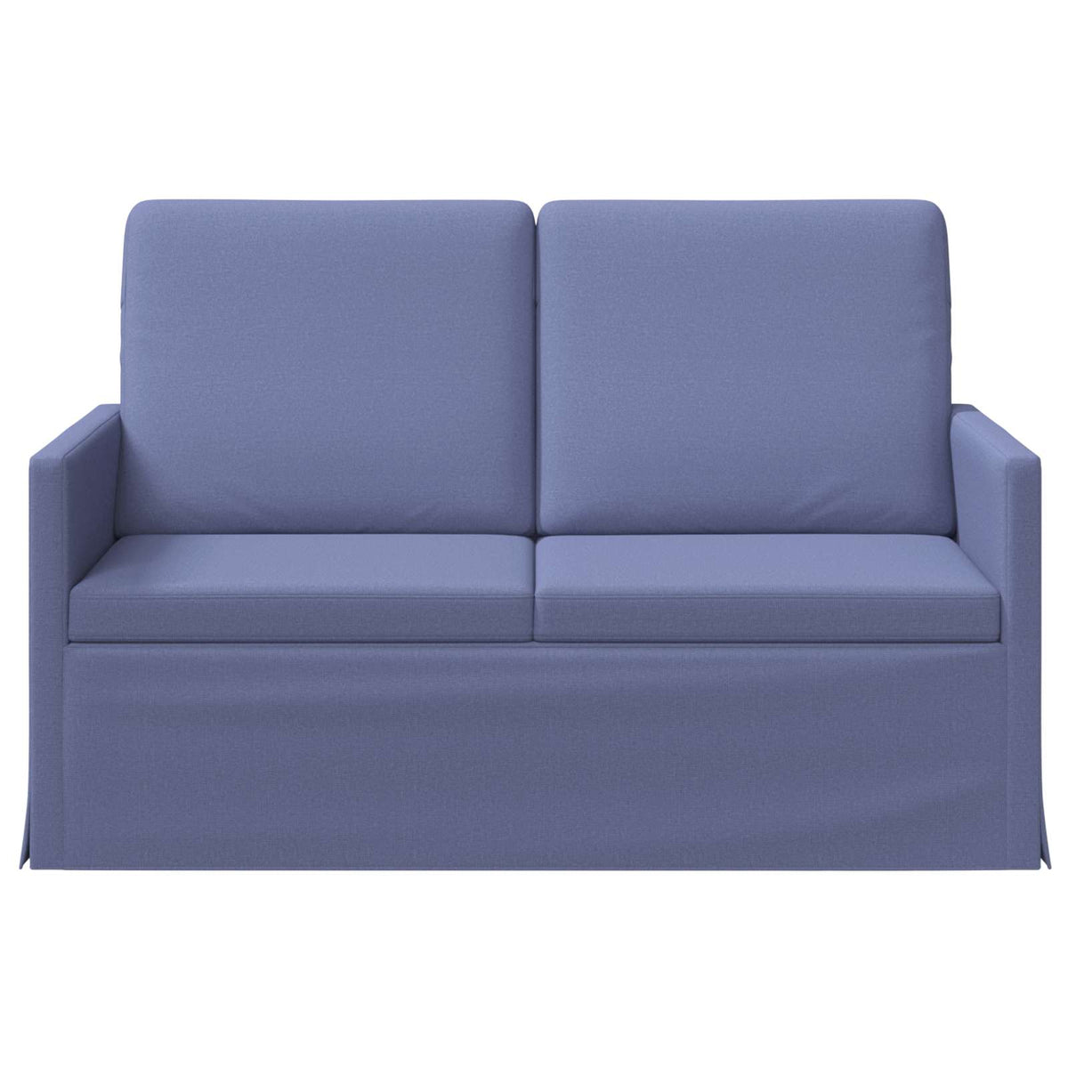 Καναπές 2 ατόμων Μπλε τζην 130 x 81 x 82 εκ. Ύφασμα