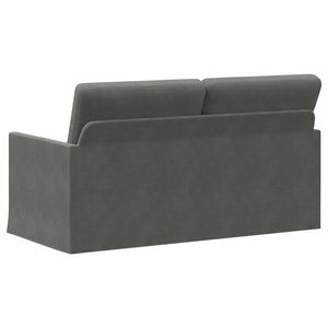 Καναπές 2 ατόμων Σκούρο Γκρι 150 x 81 x 82 εκ.
