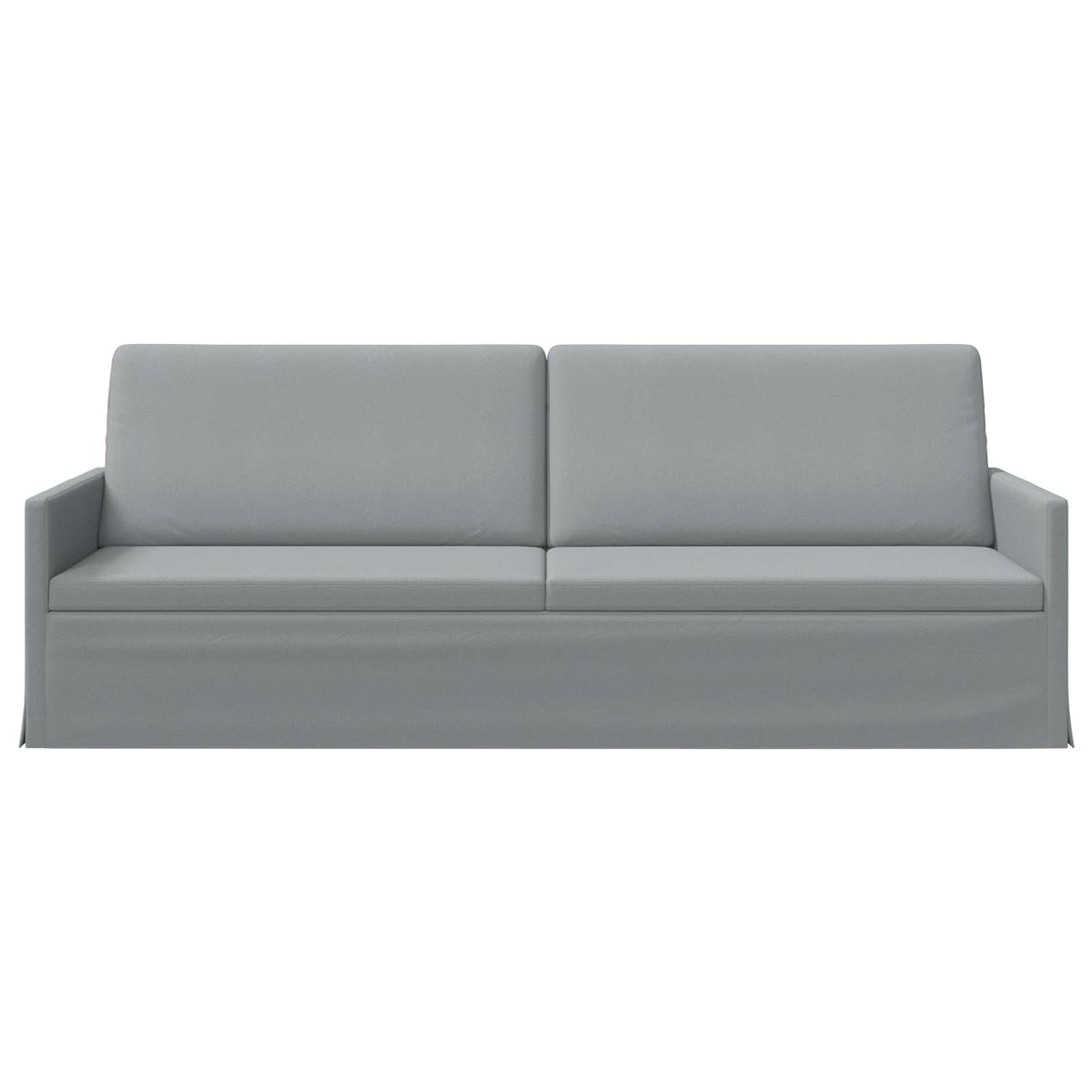 Καθιστικό 3 ατόμων Ανοιχτό γκρι 220 x 81 x 82 εκ. Ύφασμα