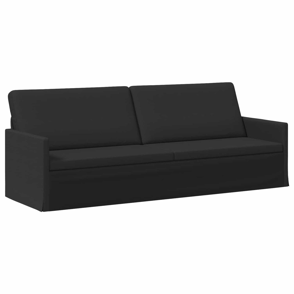 Καθιστικό 3 ατόμων Μαύρο 220 x 81 x 82 εκ. Ύφασμα