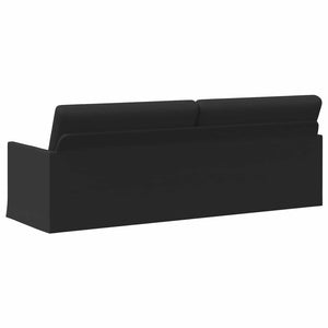 Καθιστικό 3 ατόμων Μαύρο 220 x 81 x 82 εκ. Ύφασμα