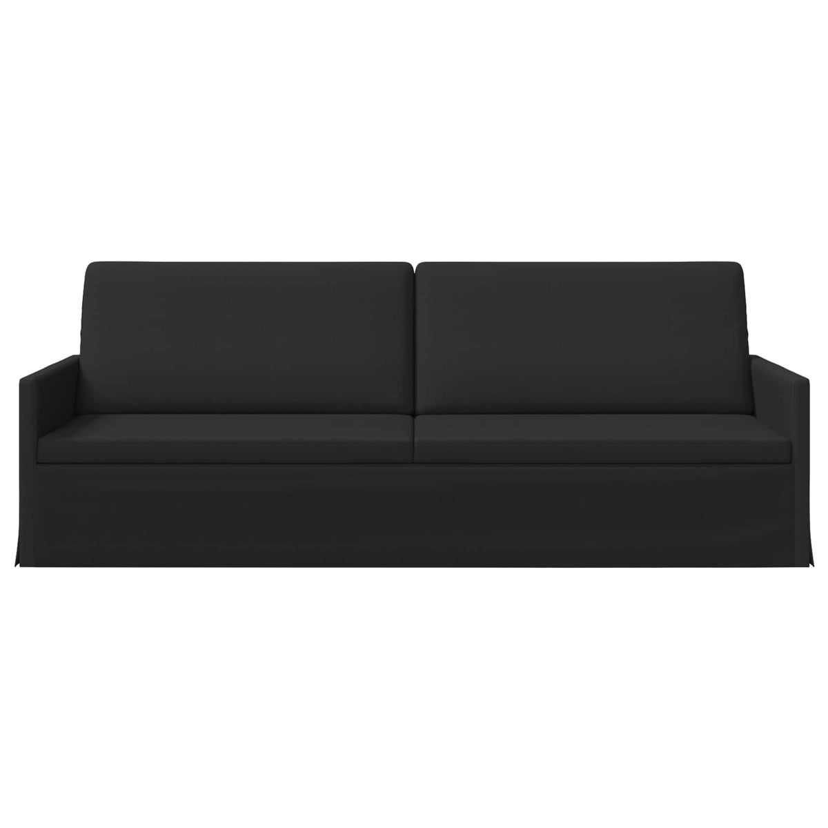 Καθιστικό 3 ατόμων Μαύρο 220 x 81 x 82 εκ. Ύφασμα