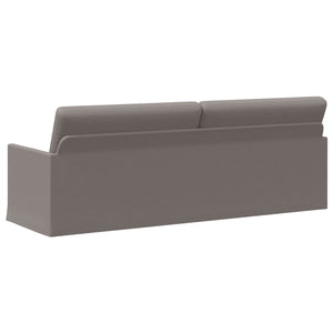 Καθιστικό 3 ατόμων Taupe 220 x 81 x 82 εκ. Ύφασμα
