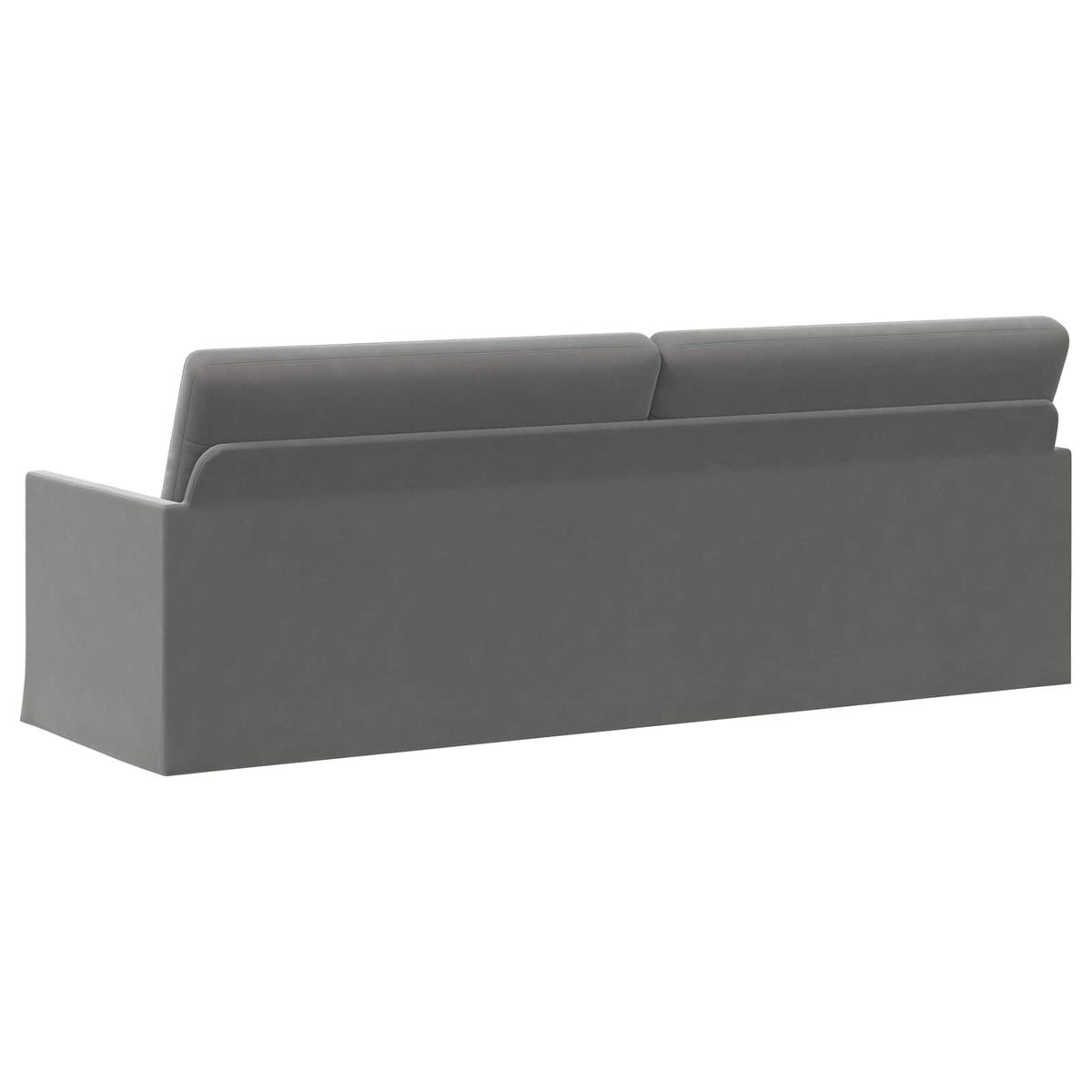 Καθιστικό 3 ατόμων Σκούρο Γκρι 220 x 81 x 82 εκ. Βελούδο