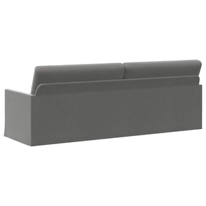 Καθιστικό 3 ατόμων Σκούρο Γκρι 220 x 81 x 82 εκ. Βελούδο
