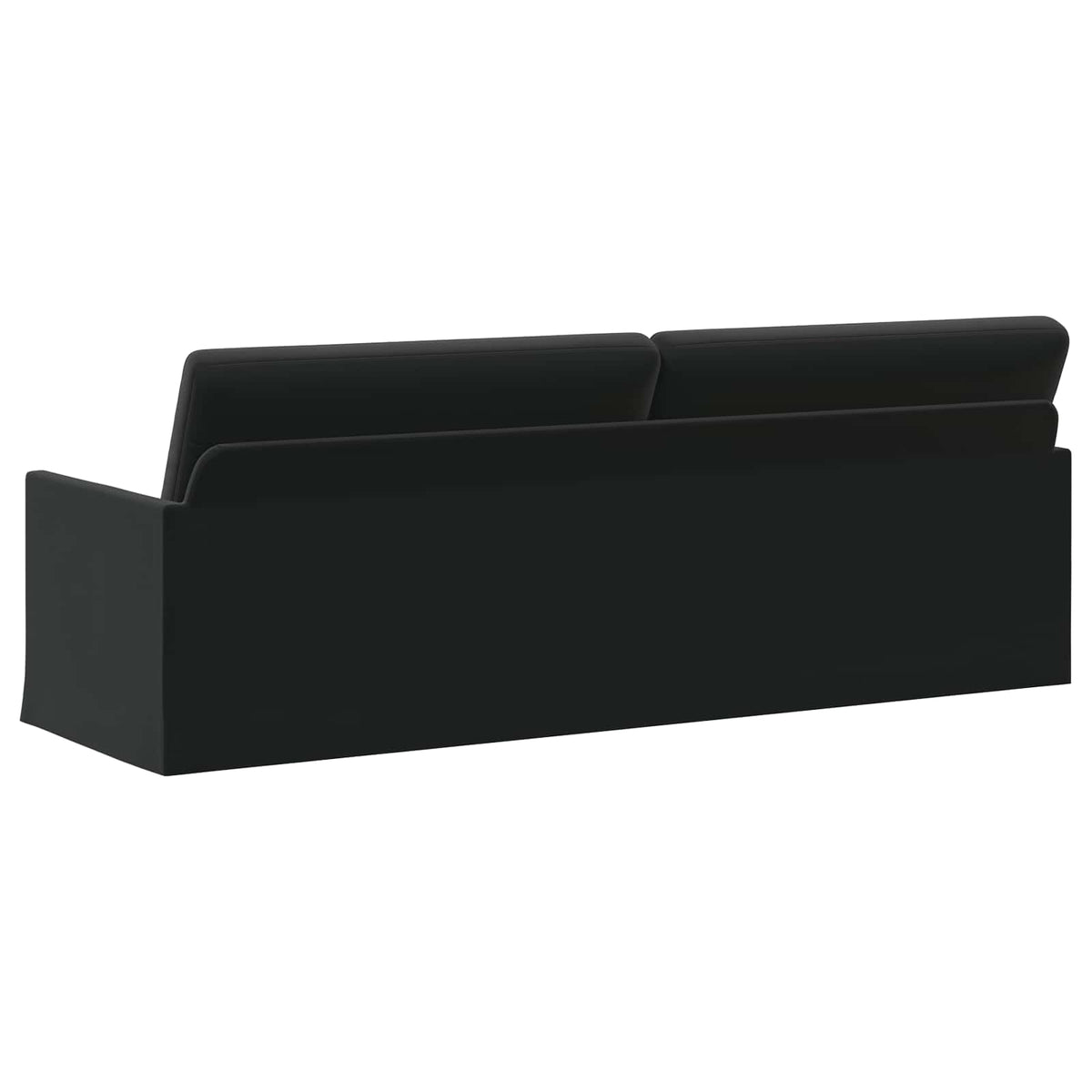 Καθιστικό 3 ατόμων Μαύρο 220 x 81 x 82 εκ. Βελούδο - Pakobazaar