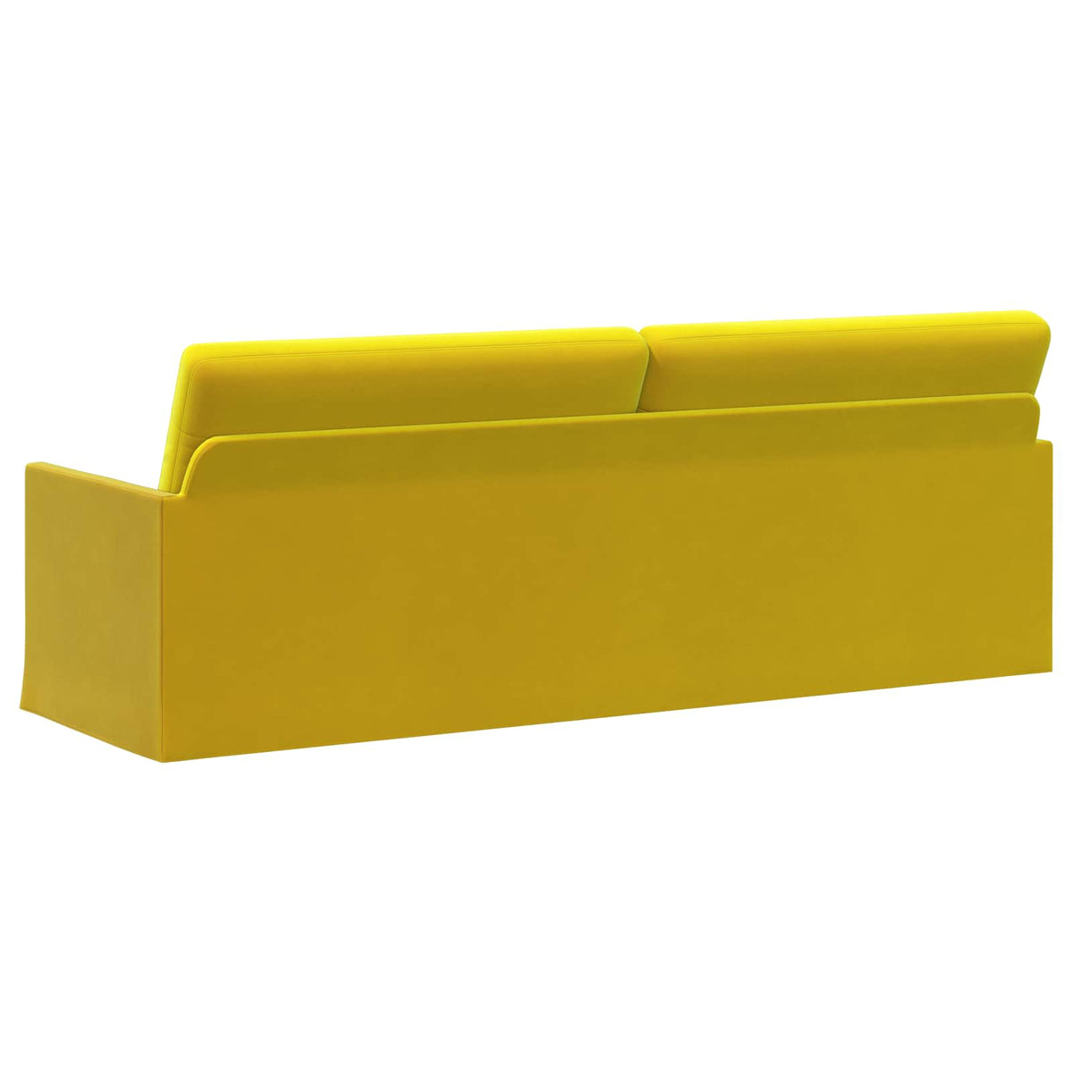 Καθιστικό 3 ατόμων Κίτρινο 220 x 81 x 82 εκ. Βελούδο