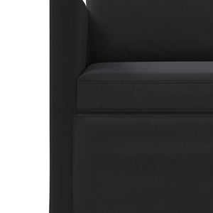 Σετ Καναπέ 2 pcs Μαύρο Βελούδο