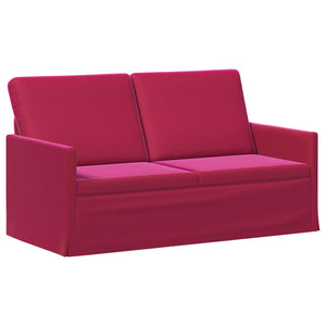 Σετ Καναπέ 2 pcs Κόκκινο Βελούδο