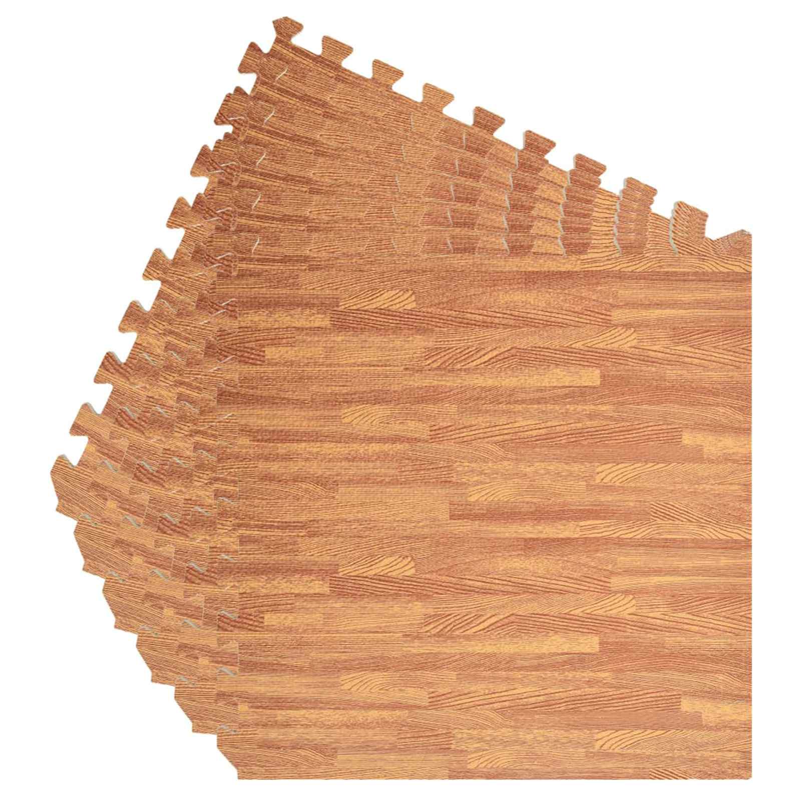Στρώματα Γυμναστικής Παζλ 12 pcs Καφέ 4,32 τ.μ. Φελιζόλ EVA - Pakobazaar