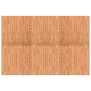Στρώματα Γυμναστικής Παζλ 12 pcs Καφέ 4,32 τ.μ. Φελιζόλ EVA - Pakobazaar