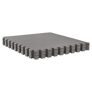 Χαλάκι για Πισίνα 24 pcs Γκρι 8,64 m² Φελιζόλ EVA - Pakobazaar