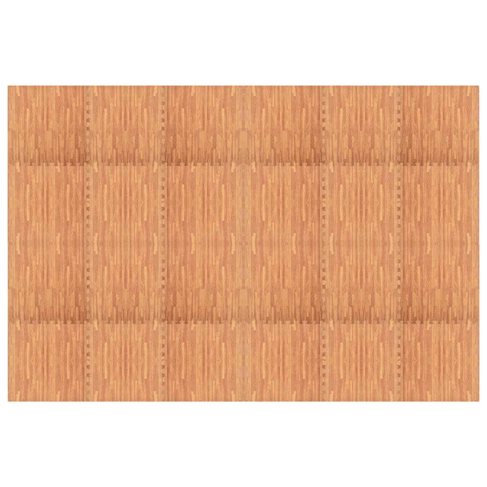 Στρώματα Γυμναστικής Παζλ 24 pcs Καφέ 8,64 τ.μ. Φελιζόλ EVA - Pakobazaar