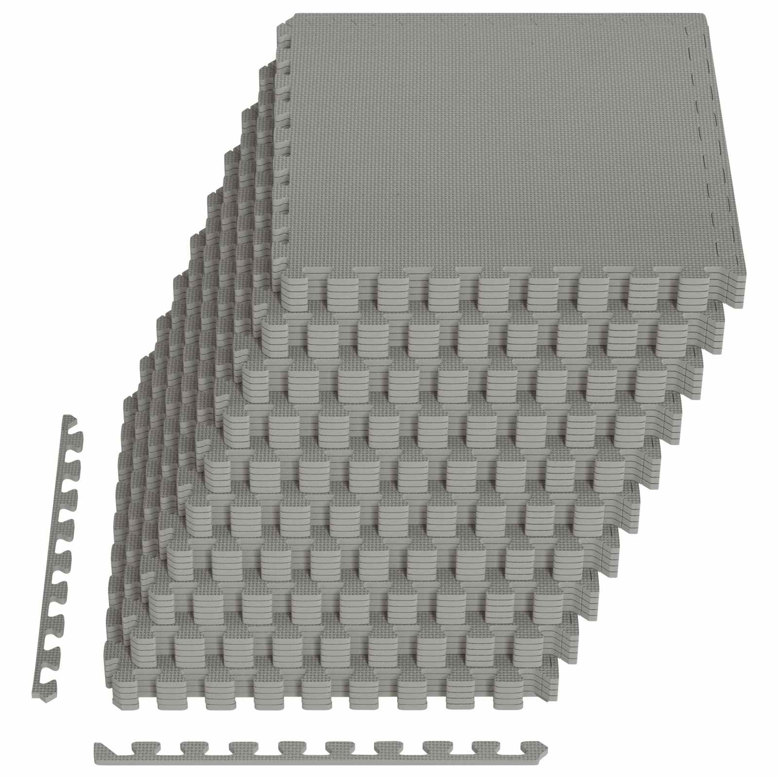 Χαλάκι για Πισίνα 50 pcs Γκρι 18 τ.μ. Φελιζόλ EVA
