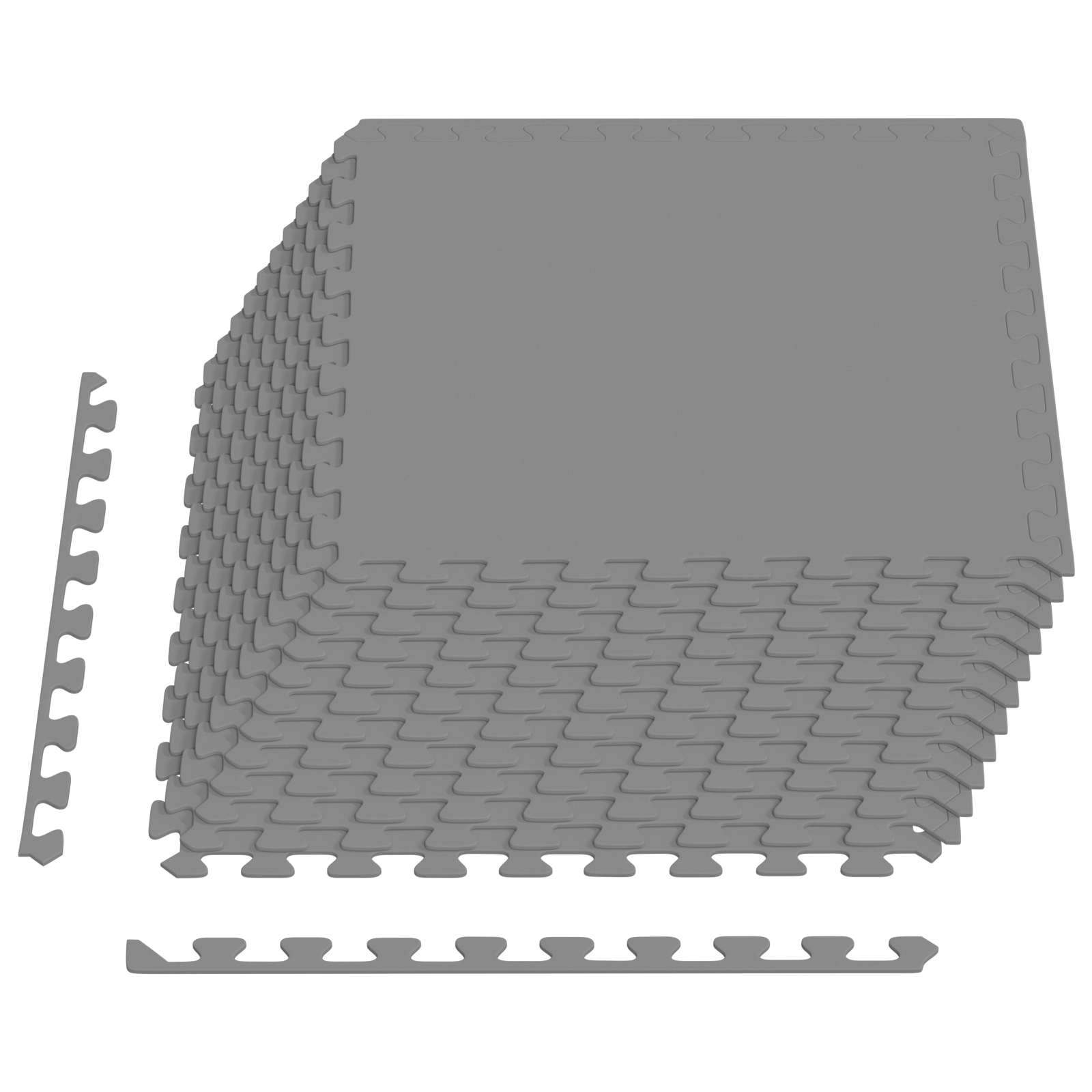 Χαλάκι για Πισίνα 12 pcs Γκρι 4,32 m² Φελιζόλ EVA