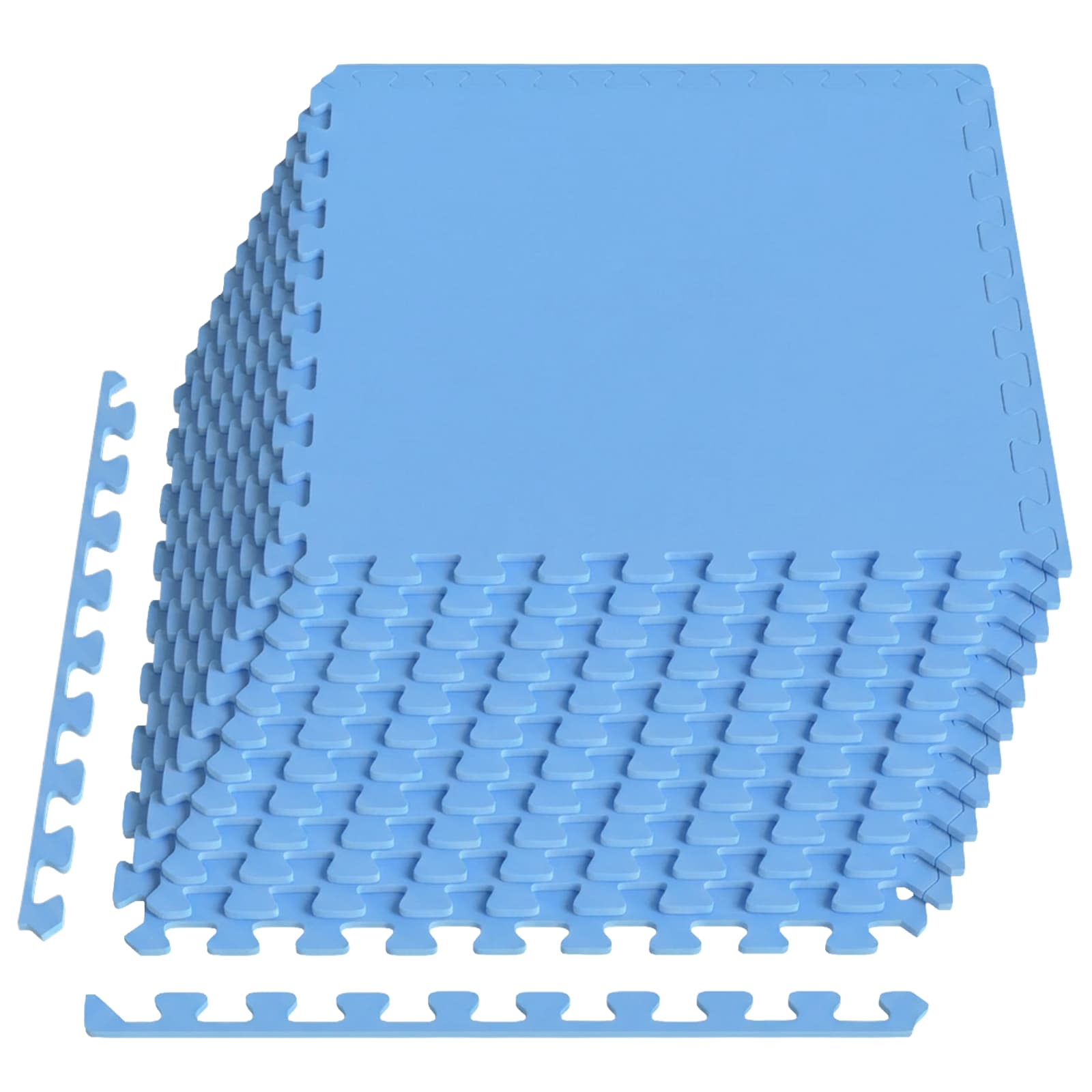 Χαλάκι για Πισίνα 12 pcs Μπλε 4,32 m² Φελιζόλ EVA