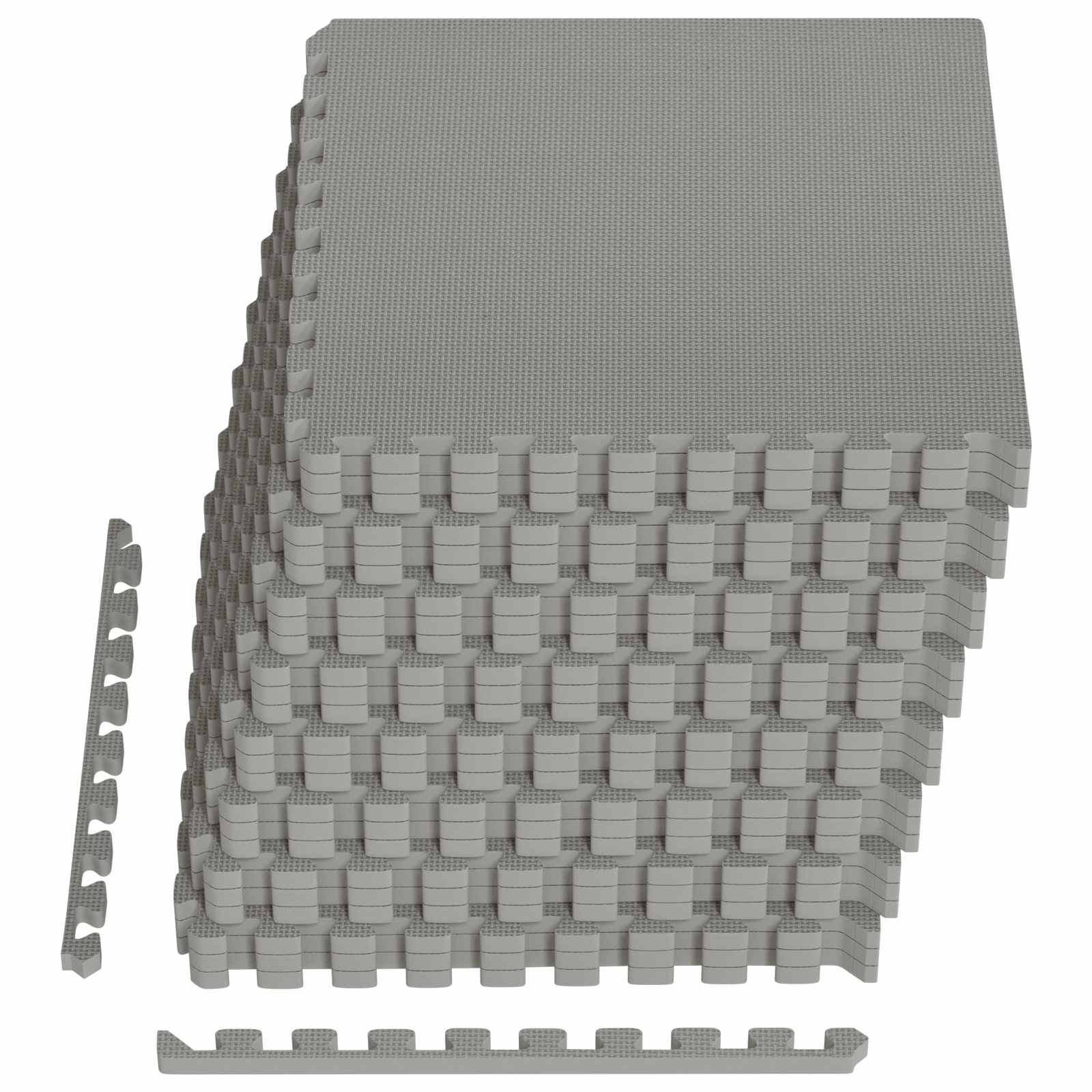 Χαλάκι για Πισίνα 24 pcs Γκρι 8,64 m² Φελιζόλ EVA