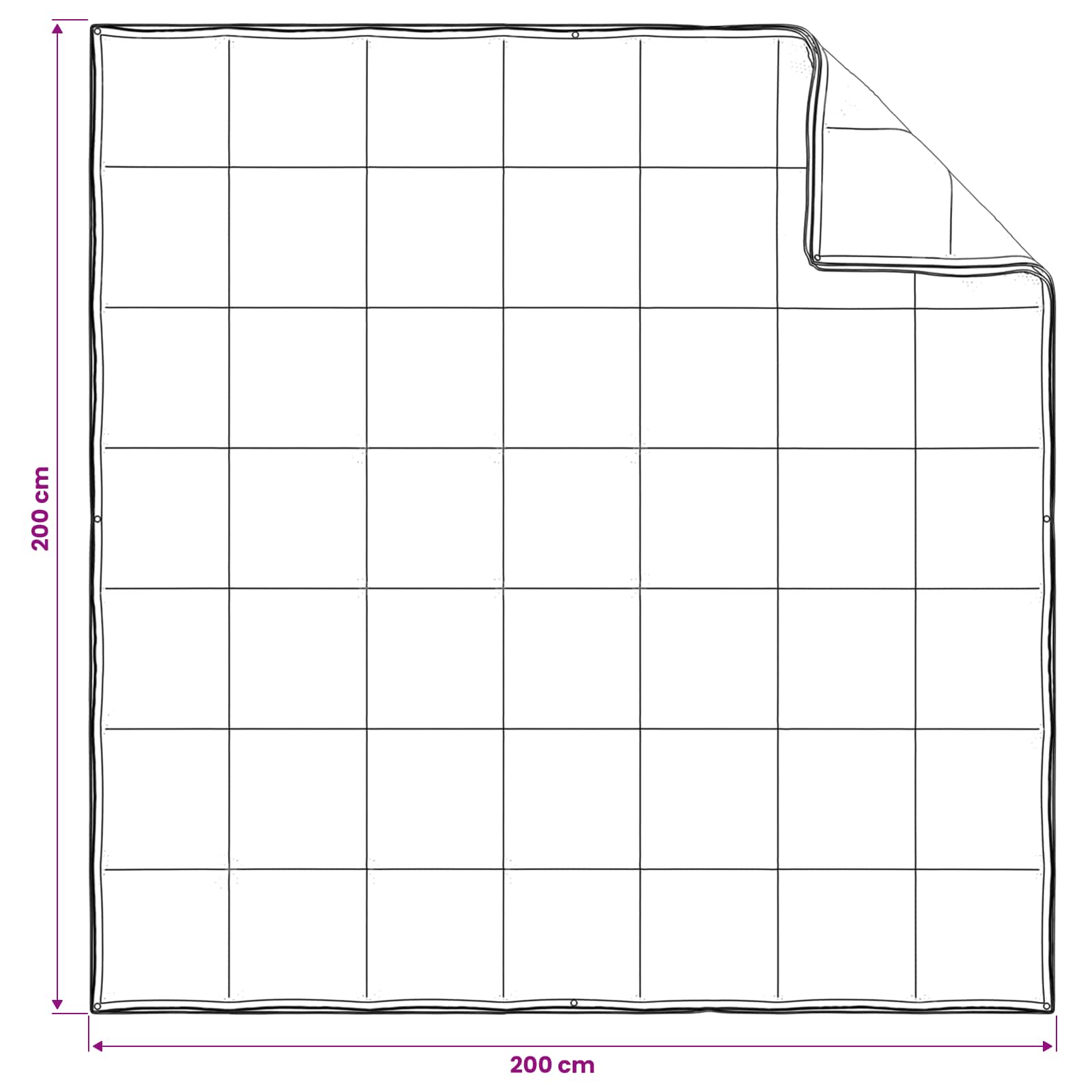 Σετ Παπλωμάτων 2 τμχ. 200 x 200 cm Καποκ και Πολυεστέρας Μπεζ - Pakobazaar