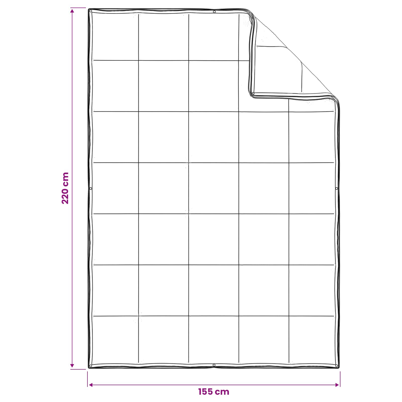 Σετ Παπλωμάτων 2 τμχ. 155 x 220 cm Καποκ και Πολυεστέρας Μπεζ - Pakobazaar