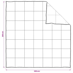 Σετ πάπλωμα Λευκό 200 x 200 cm Βαμβάκι, Μπαμπού, Πολυεστέρας - Pakobazaar