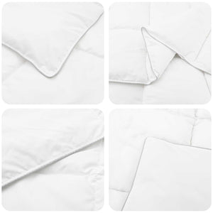 Σετ πάπλωμα Λευκό 200 x 200 cm Βαμβάκι, Μπαμπού, Πολυεστέρας - Pakobazaar