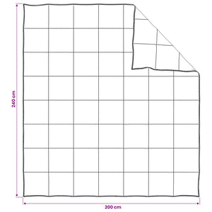 Σετ πάπλωμα Λευκό 200 x 240 cm Βαμβάκι, Μπαμπού, Πολυεστέρας - Pakobazaar
