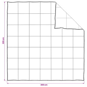 Σετ πάπλωμα Λευκό 200 x 220 cm Βαμβάκι, Μπαμπού, Πολυεστέρας - Pakobazaar