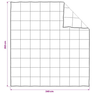 Σετ πάπλωμα Λευκό 240 x 260 εκ. Βαμβάκι, Μπαμπού, Πολυεστέρας - Pakobazaar