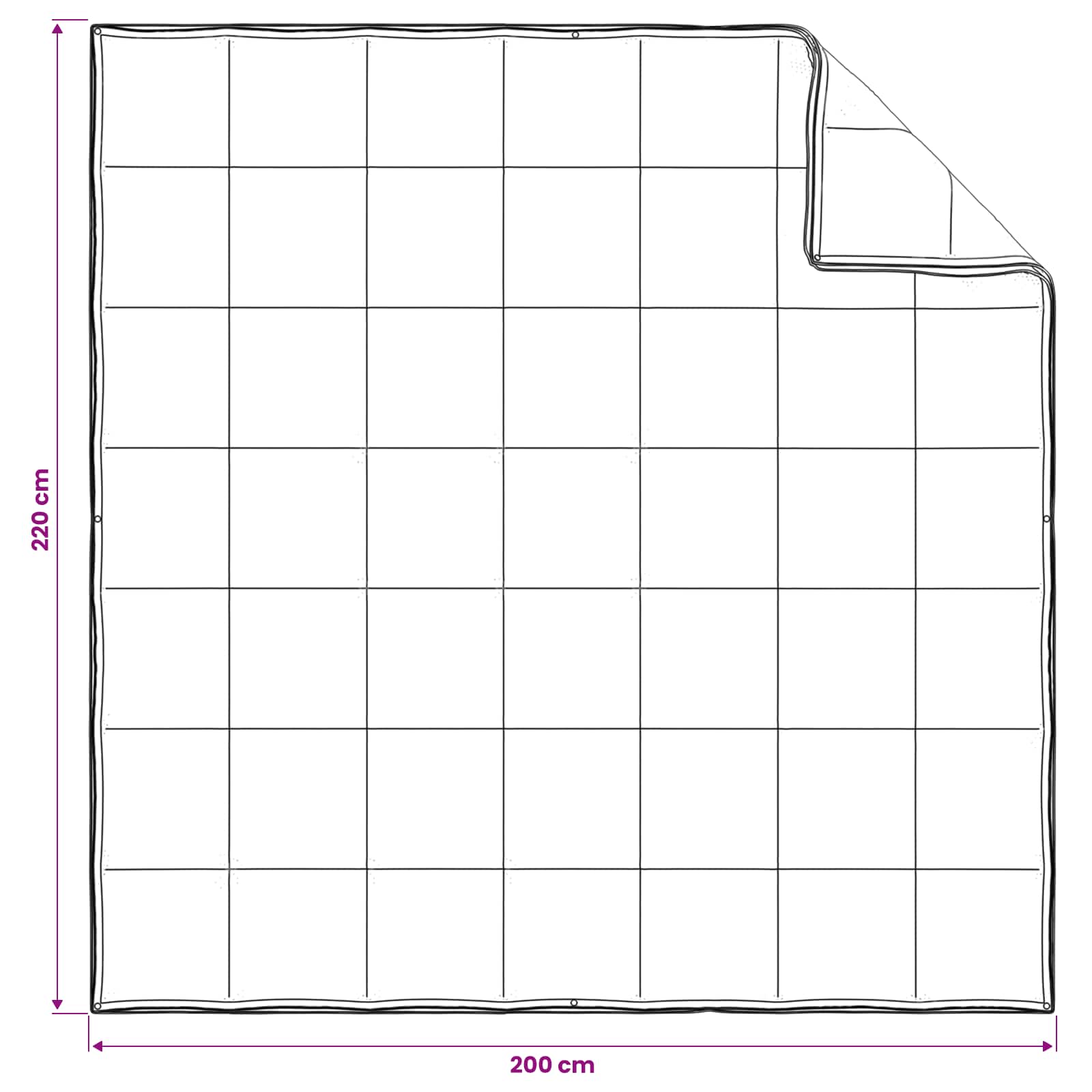 Σετ Παπλωμάτων 3 τμχ. 200 x 220 cm Όλες οι εποχές Μπαμπού Λευκό