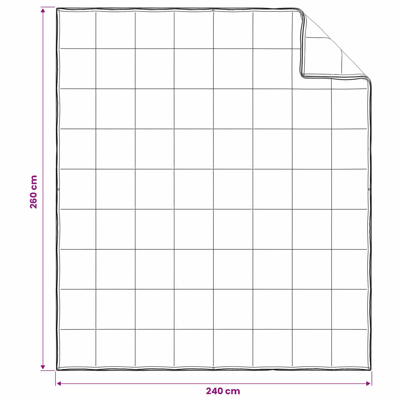 Σετ Παπλωμάτων 3 τμχ. 260 x 240 εκ. Όλες οι εποχές Μπαμπού - Pakobazaar