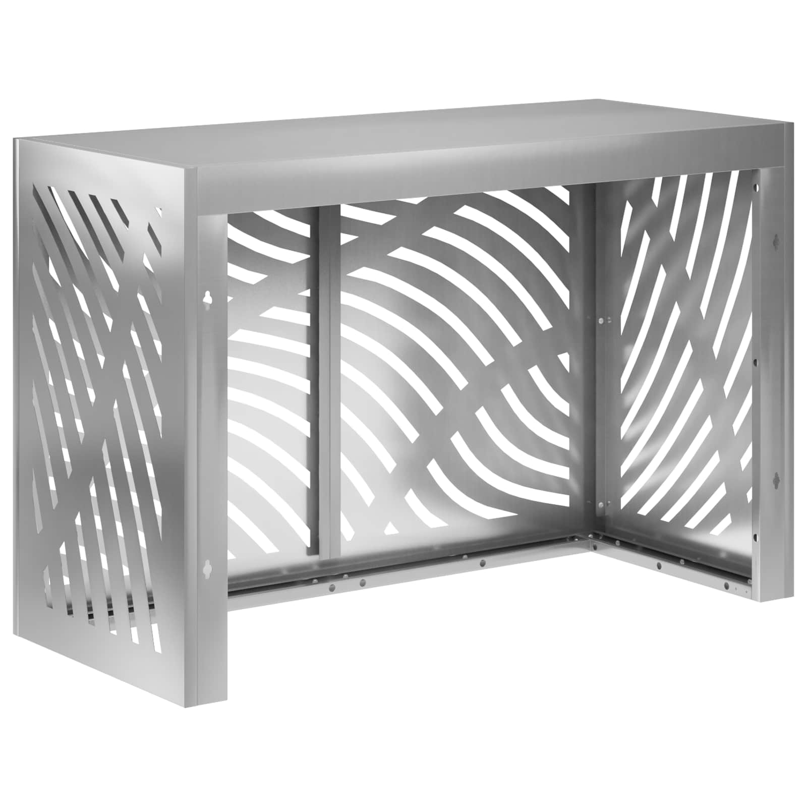 Κάλυμμα κλιματιστικού Ασημί 90 x 40 x 60 εκ - Pakobazaar