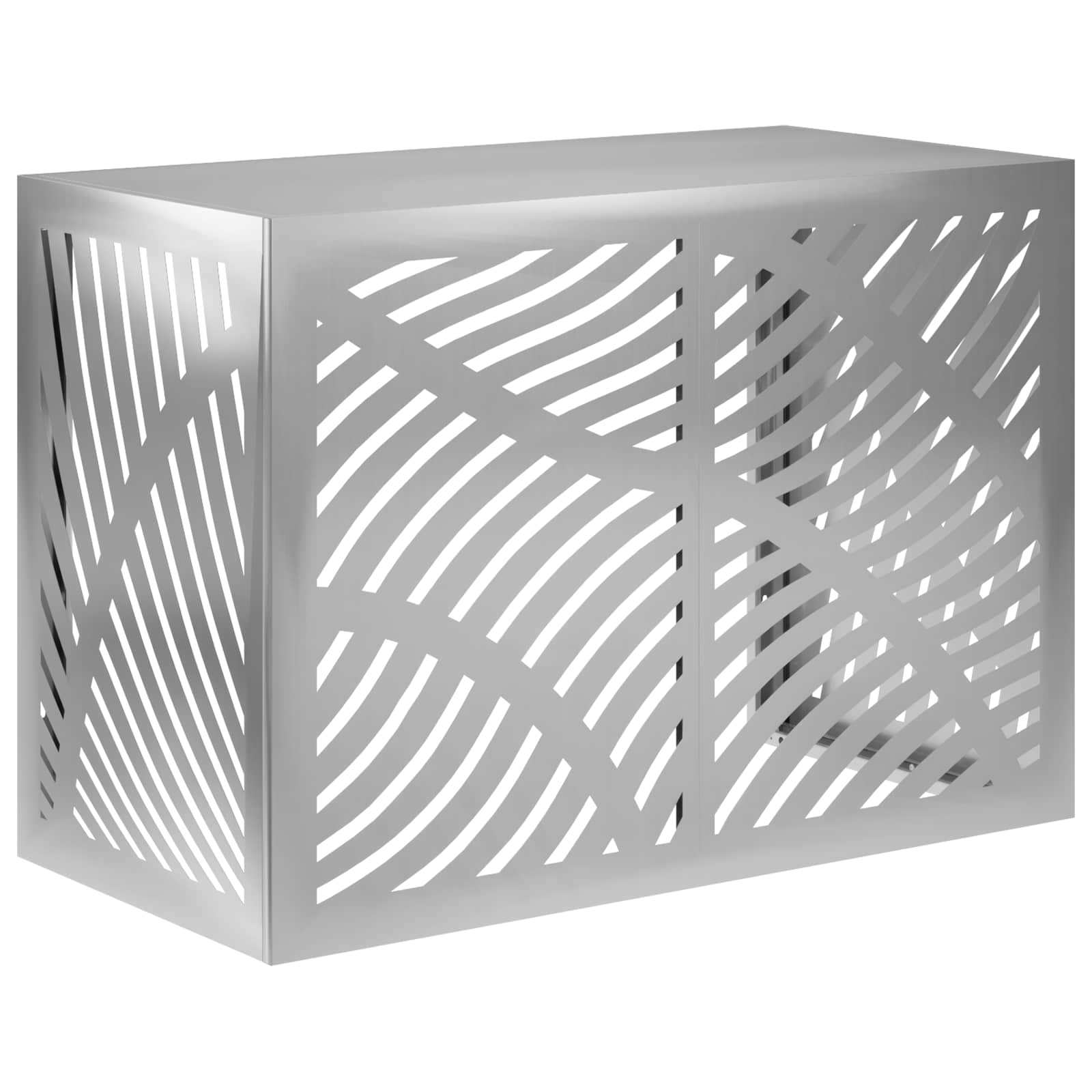 Κάλυμμα κλιματιστικού Ασημί 100 x 50 x 70 cm