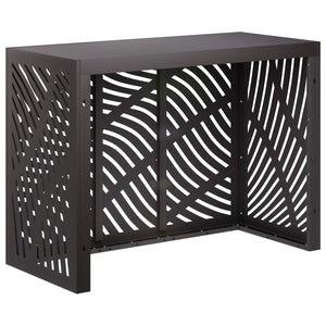 Κάλυμμα κλιματιστικού Μαύρο 110 x 50 x 80 cm Ατσάλι - Pakobazaar
