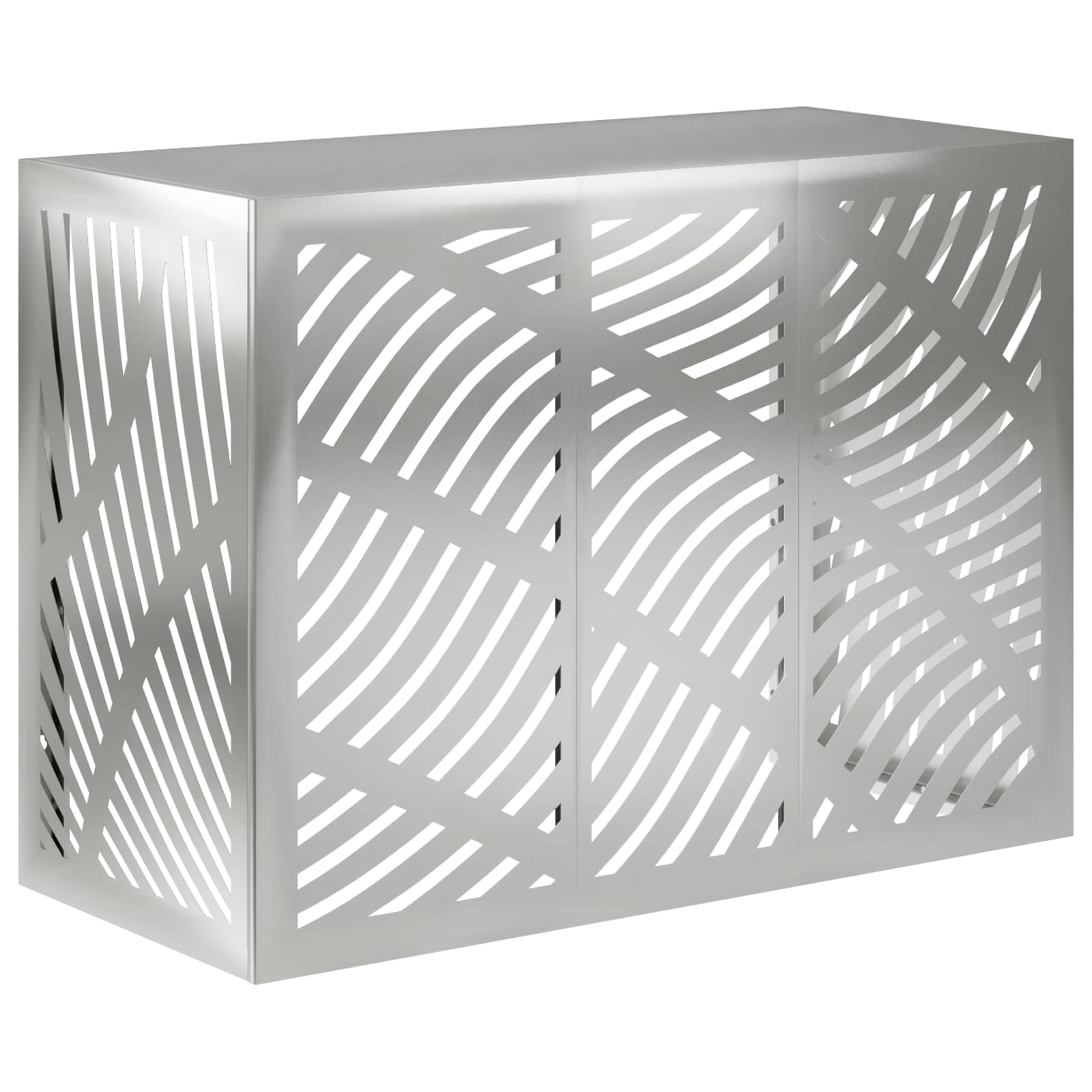 Κάλυμμα κλιματιστικού Ασημί 110 x 50 x 80 cm - Pakobazaar