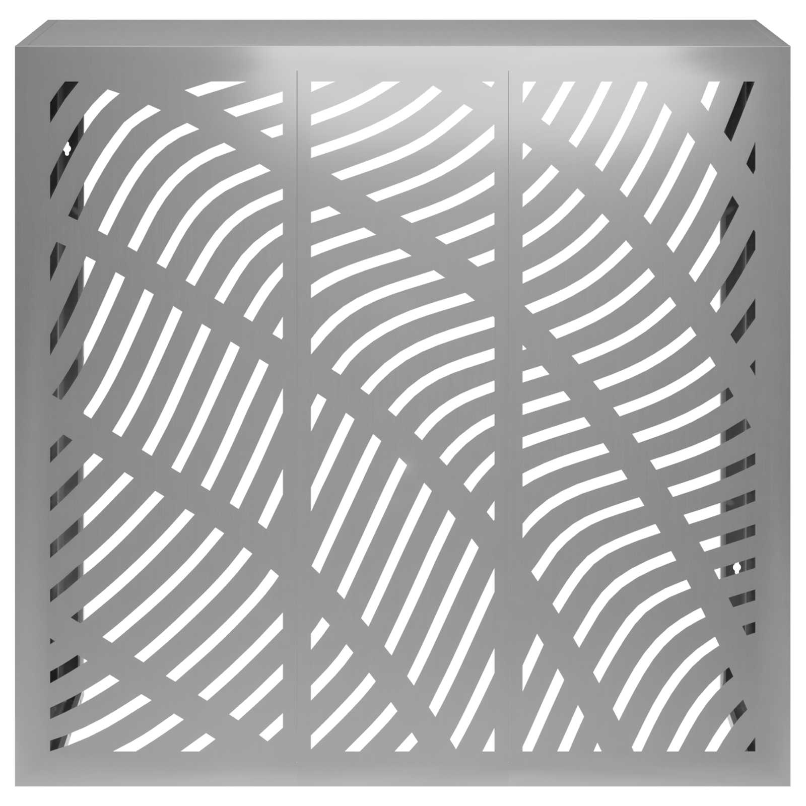 Κάλυμμα κλιματιστικού Ασημί 110 x 50 x 105 εκ - Pakobazaar