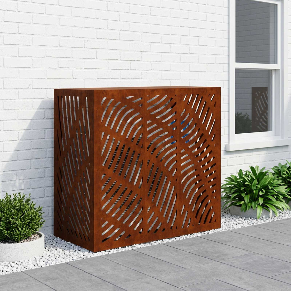 Κάλυμμα κλιματιστικού Σκ rusty 110 x 50 x 105 εκ - Pakobazaar