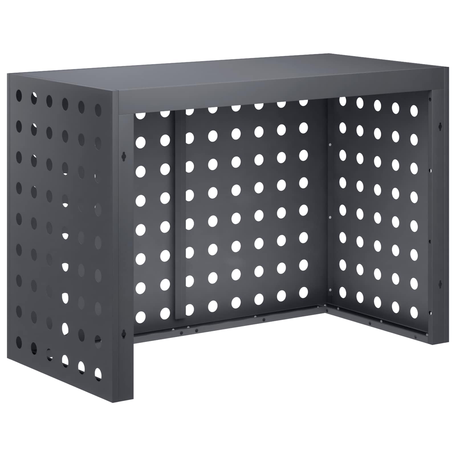 Κάλυμμα κλιματιστικού Ανθρακί 100 x 50 x 70 cm Ατσάλι
