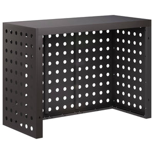 Κάλυμμα κλιματιστικού Μαύρο 110 x 50 x 80 cm Ατσάλι - Pakobazaar