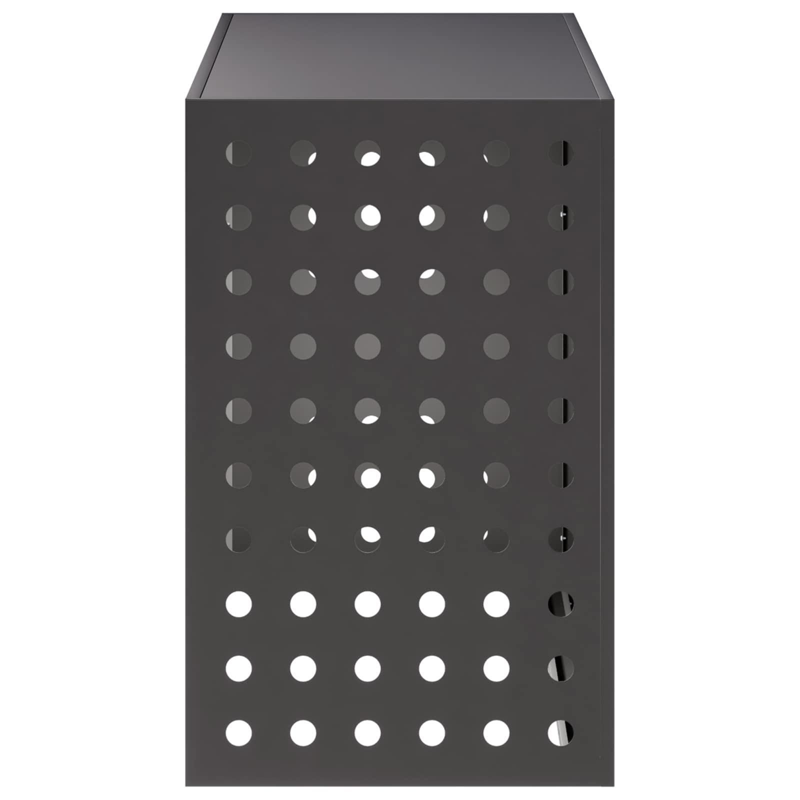 Κάλυμμα κλιματιστικού Μαύρο 110 x 50 x 80 cm Ατσάλι - Pakobazaar