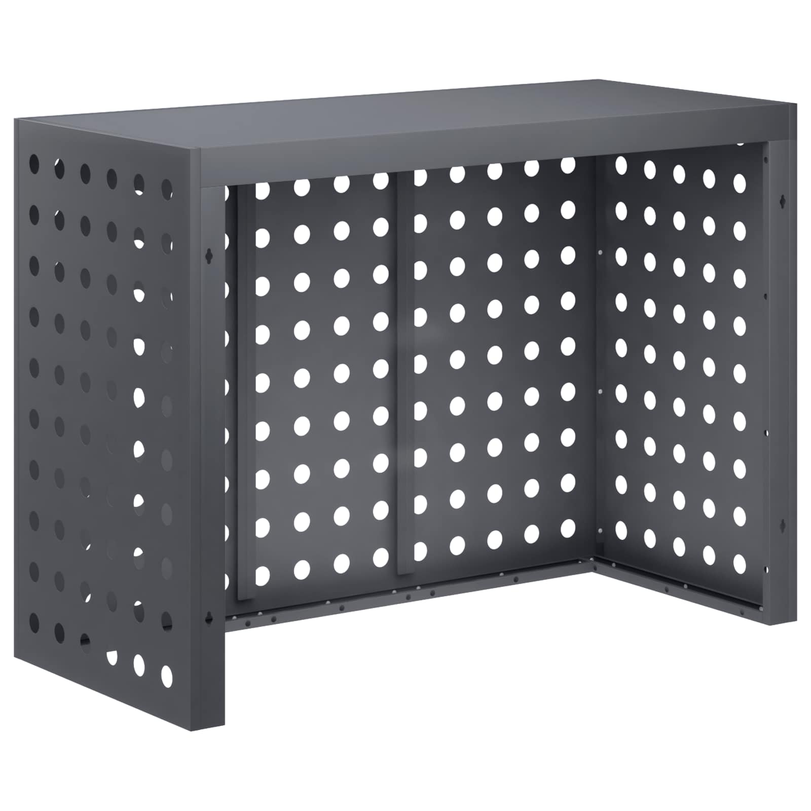 Κάλυμμα κλιματιστικού Ανθρακί 110 x 50 x 80 cm Ατσάλι