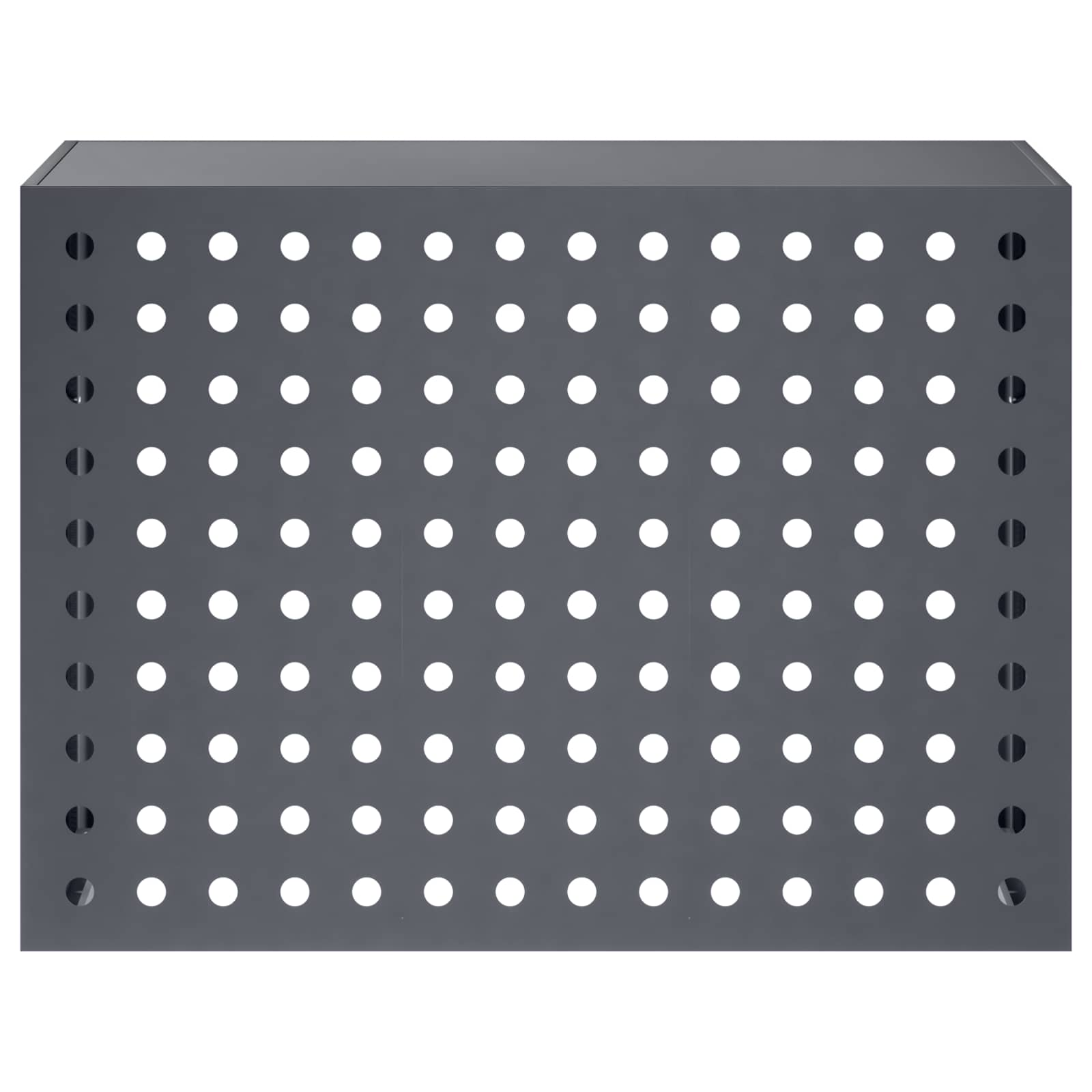 Κάλυμμα κλιματιστικού Ανθρακί 110 x 50 x 80 cm Ατσάλι