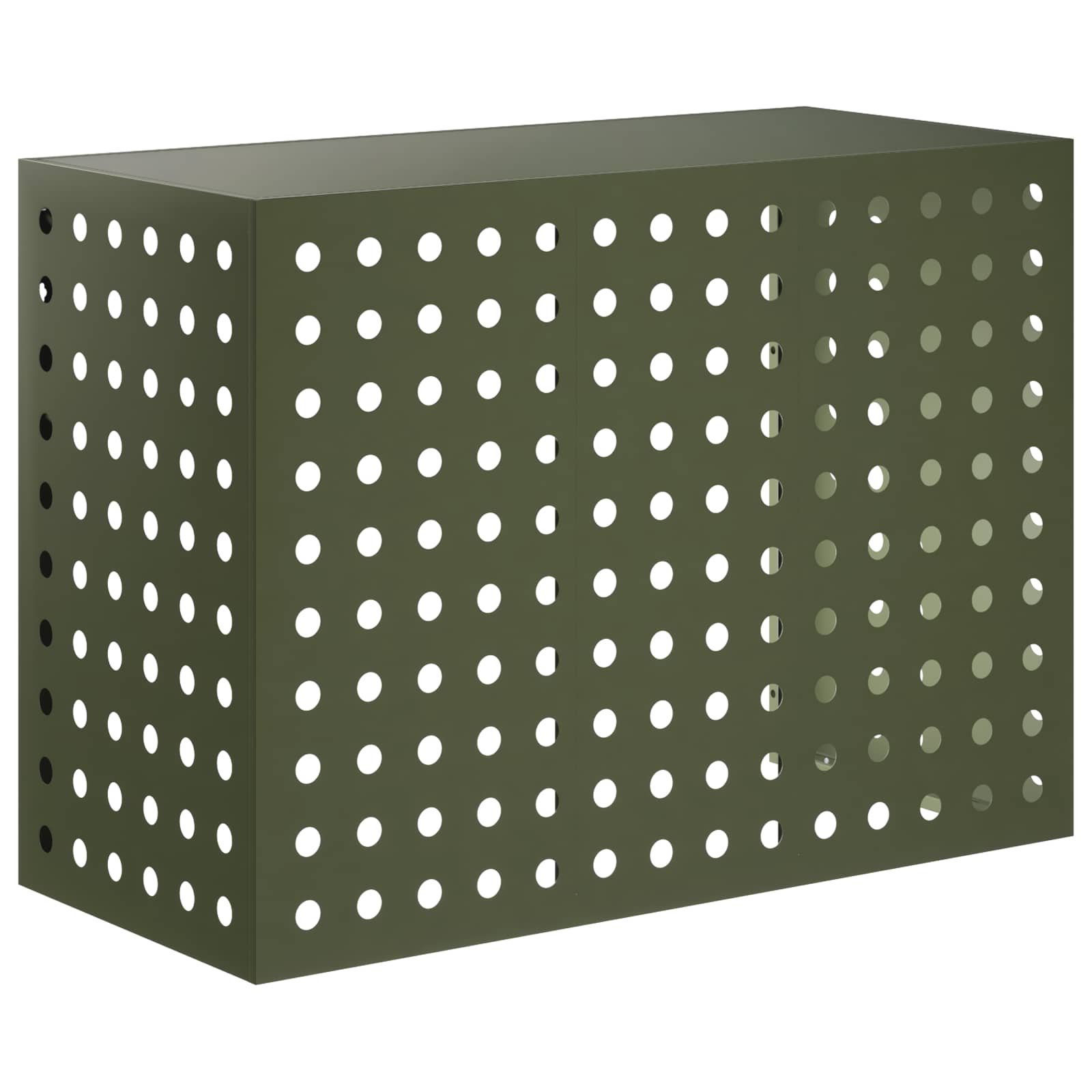 Κάλυμμα κλιματιστικού Λαδί 110 x 50 x 80 cm Ατσάλι - Pakobazaar
