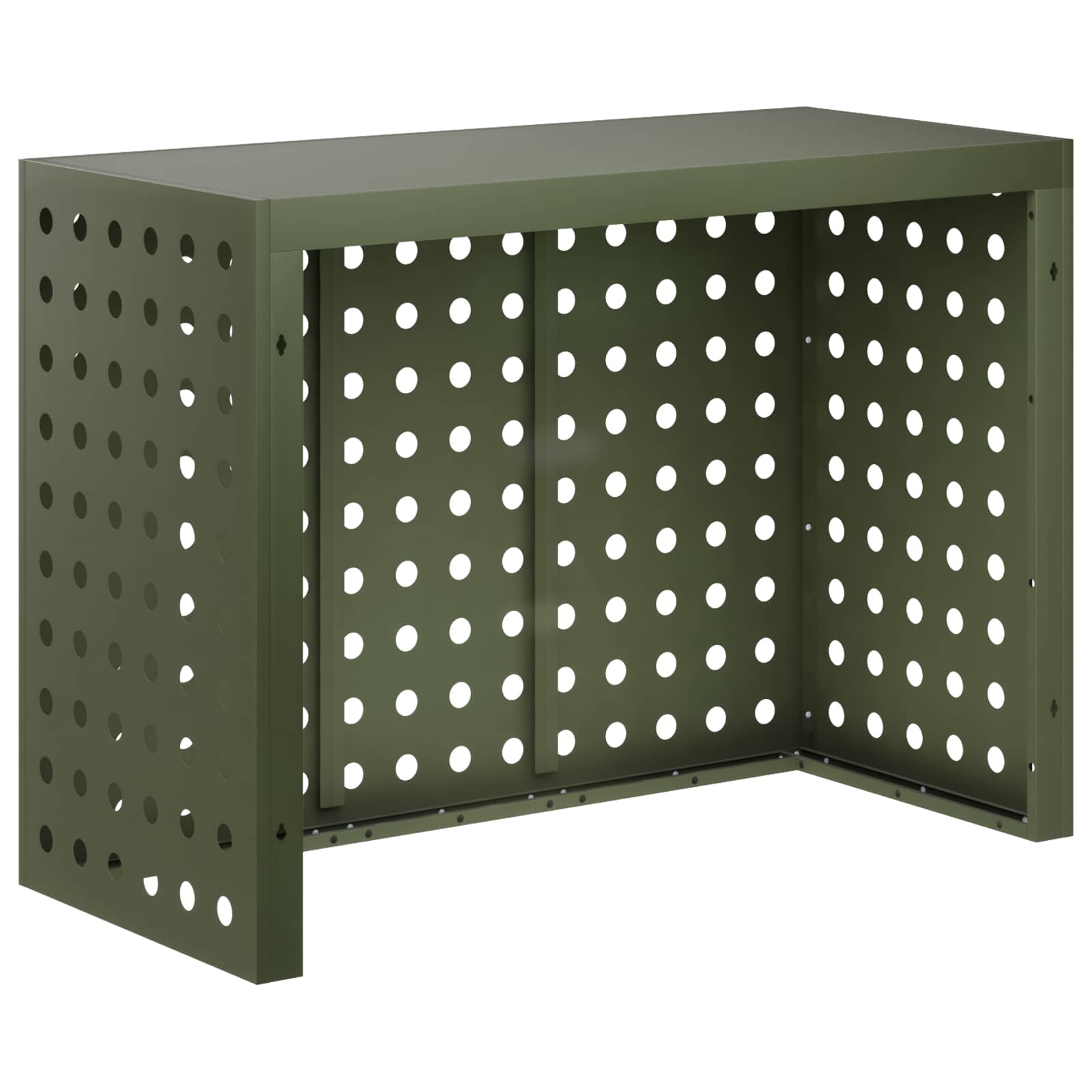 Κάλυμμα κλιματιστικού Λαδί 110 x 50 x 80 cm Ατσάλι - Pakobazaar