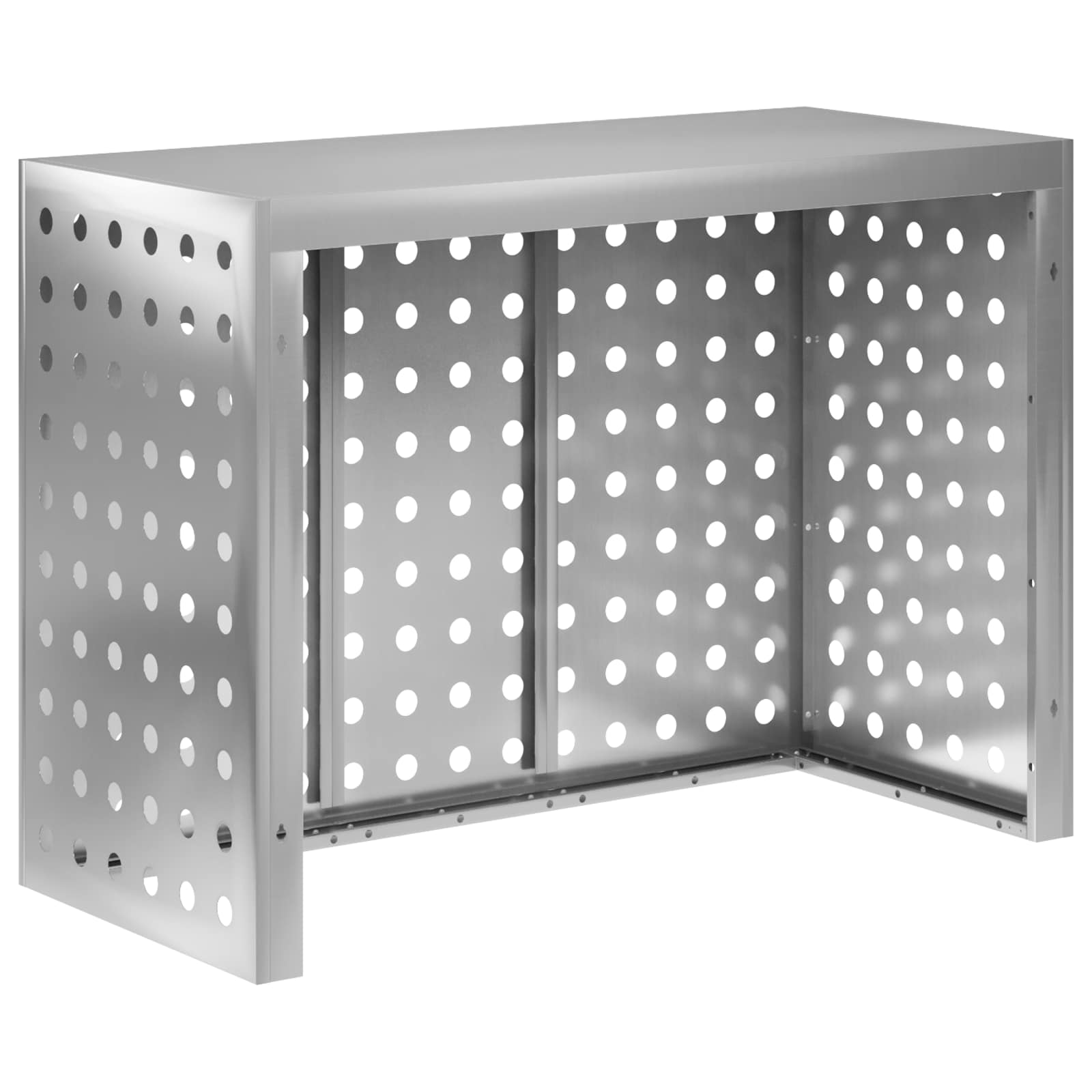 Κάλυμμα κλιματιστικού Ασημί 110 x 50 x 80 cm