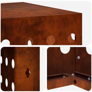 Κάλυμμα κλιματιστικού Σκ rusty 110 x 50 x 105 εκ - Pakobazaar