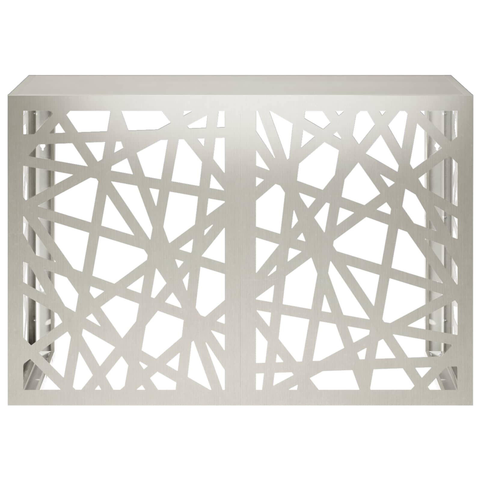 Κάλυμμα κλιματιστικού Ασημί 90 x 40 x 60 εκ Ανοξείδωτο Ατσάλι - Pakobazaar