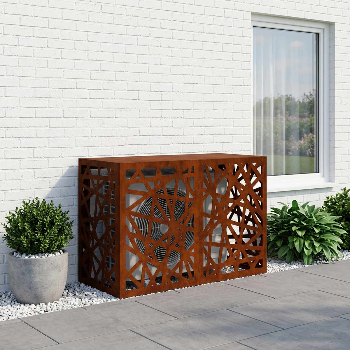 Κάλυμμα κλιματιστικού Σκ rusty 90 x 40 x 60 εκ